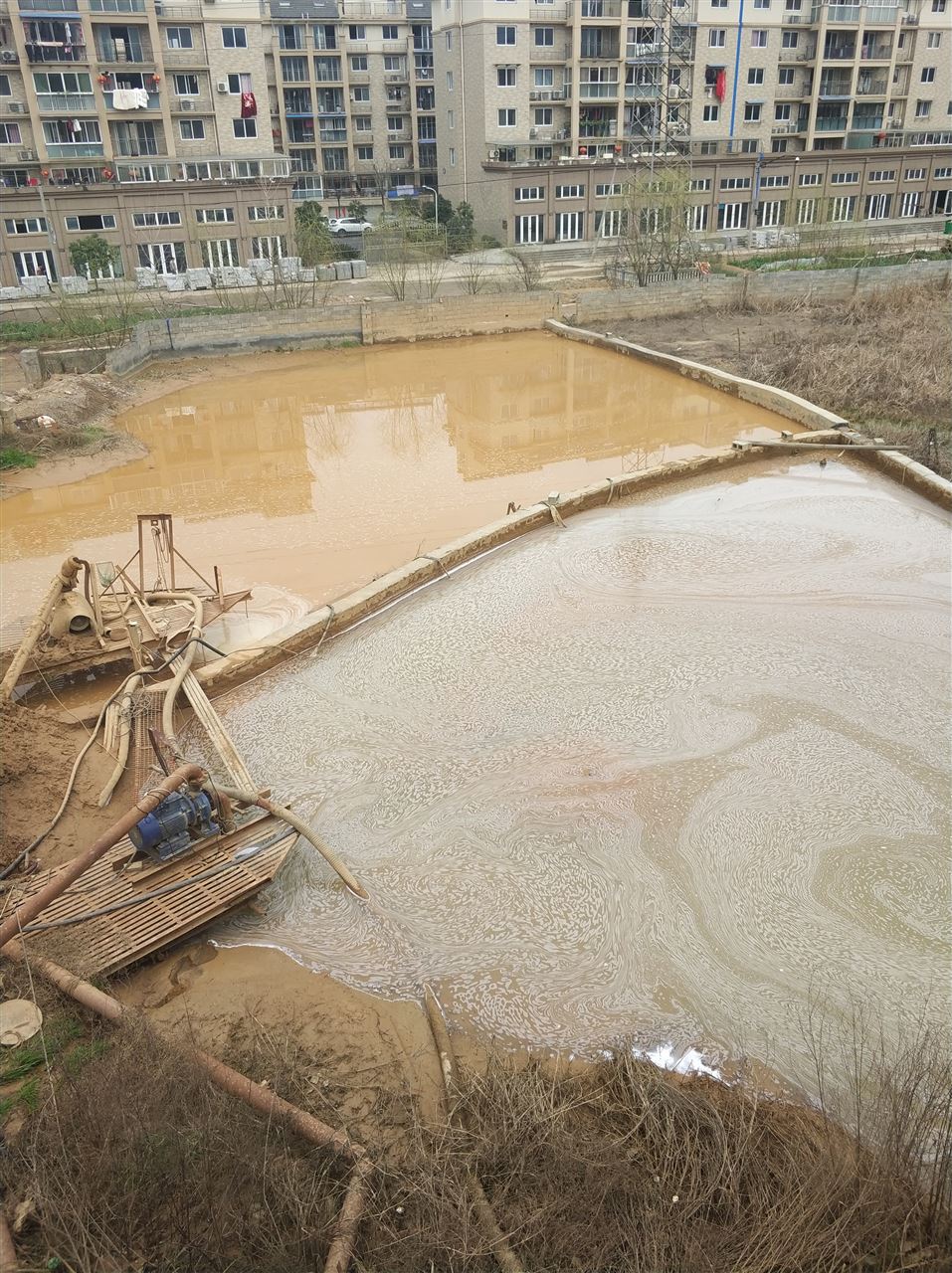 龙沙沉淀池淤泥清理-厂区废水池淤泥清淤